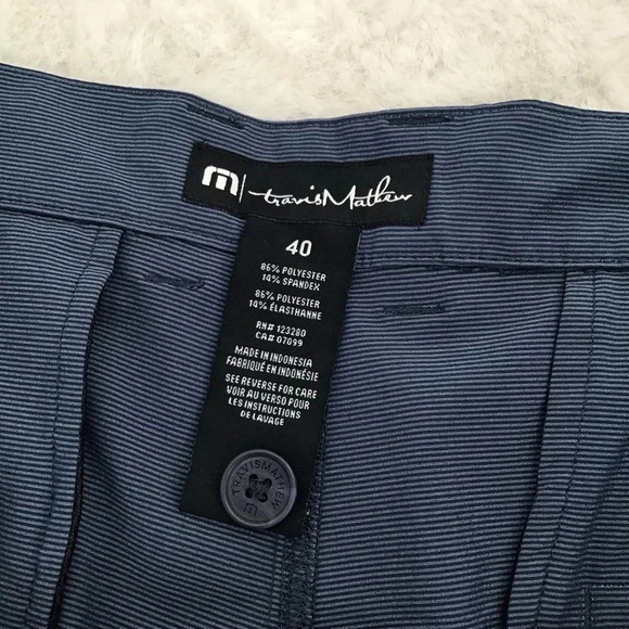 Travis Mathew Men’s Carlsbad Golf Athletic Shorts Blue Nights Size 40 - Picture 4 of 6